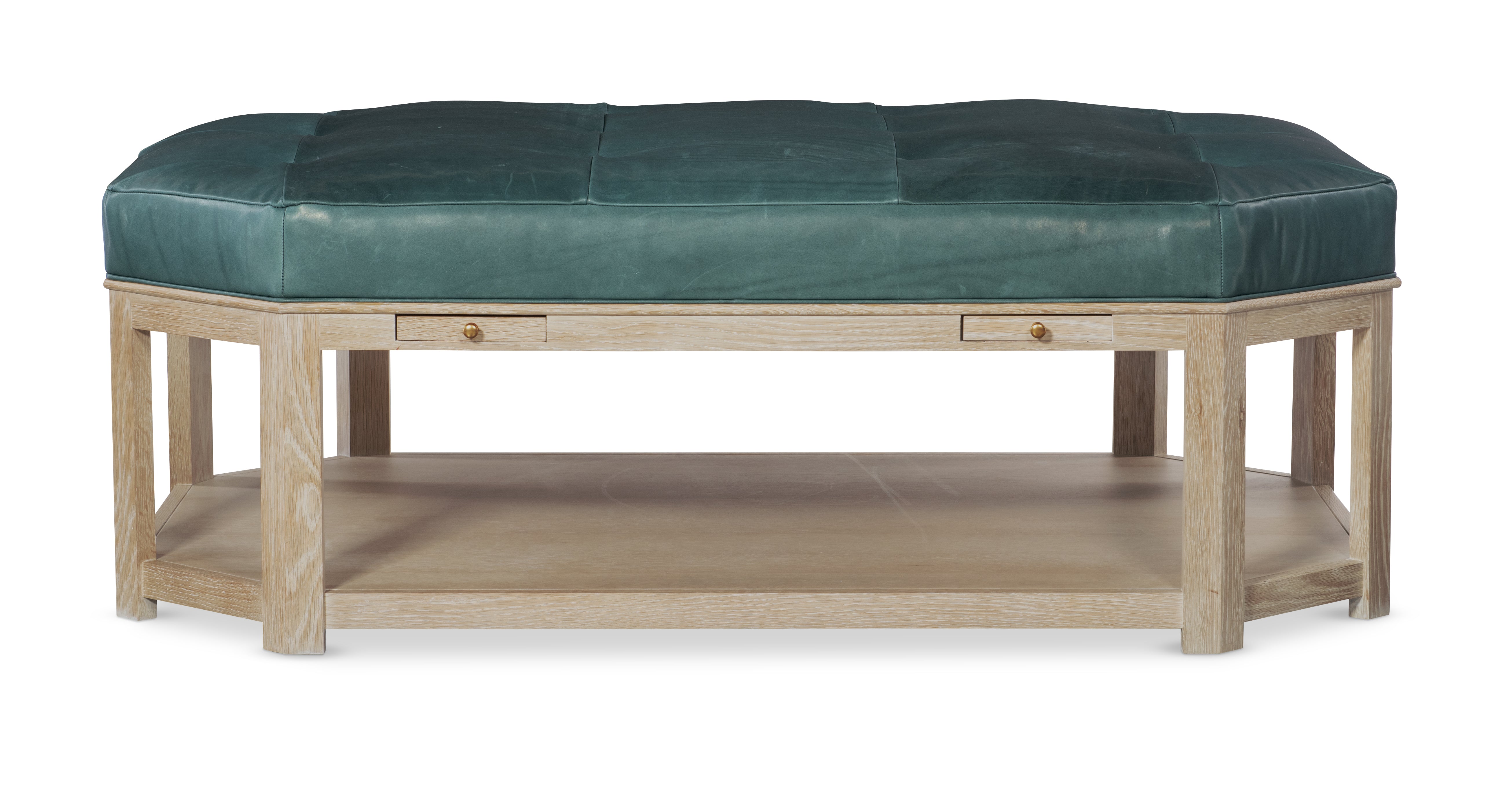 Abrams Cocktail Ottoman w/ Tufting