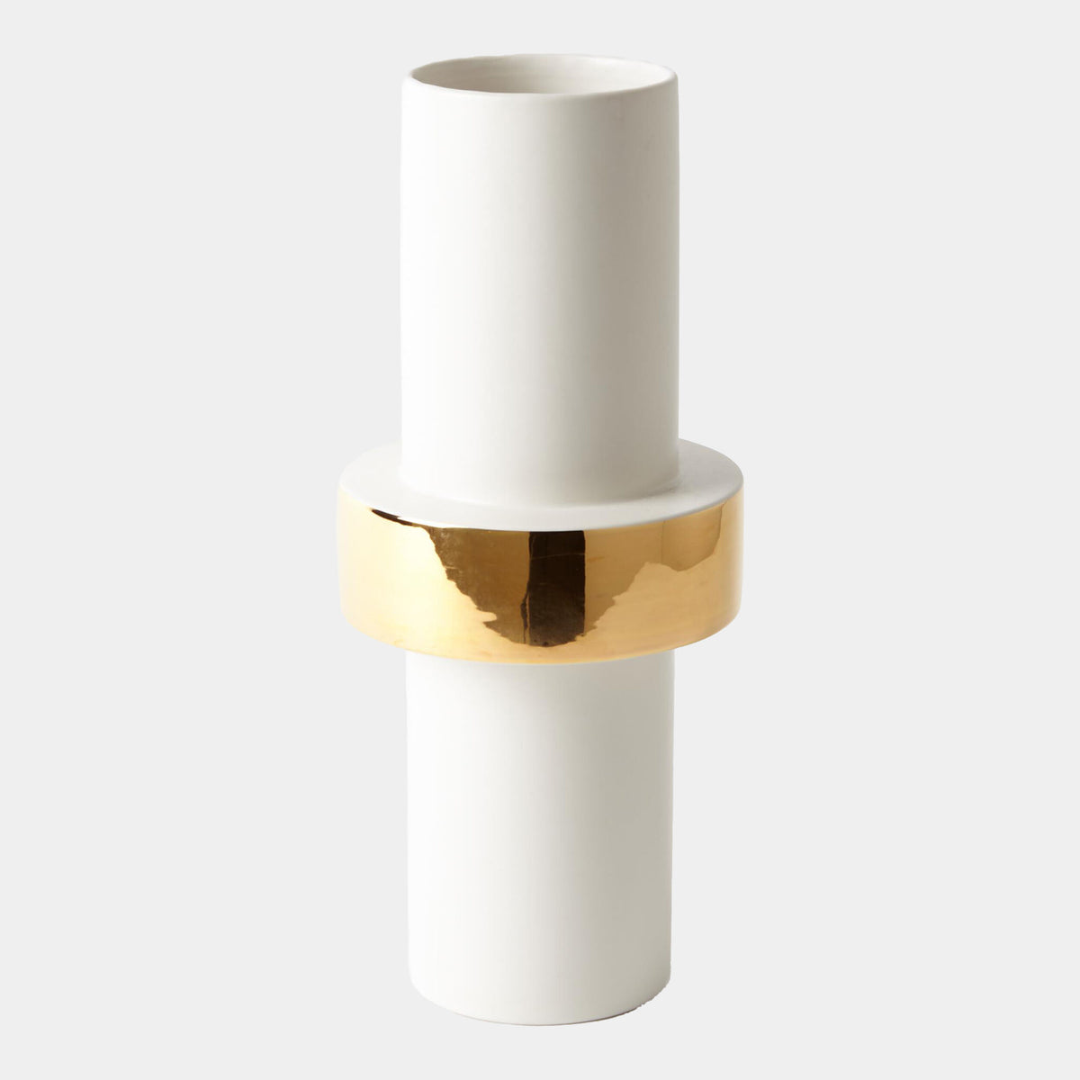 Gold Ring Vase-Mid