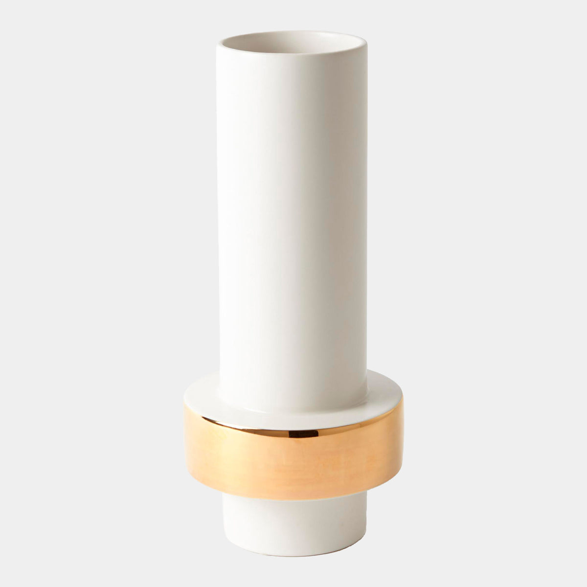 Gold Ring Vase-Low