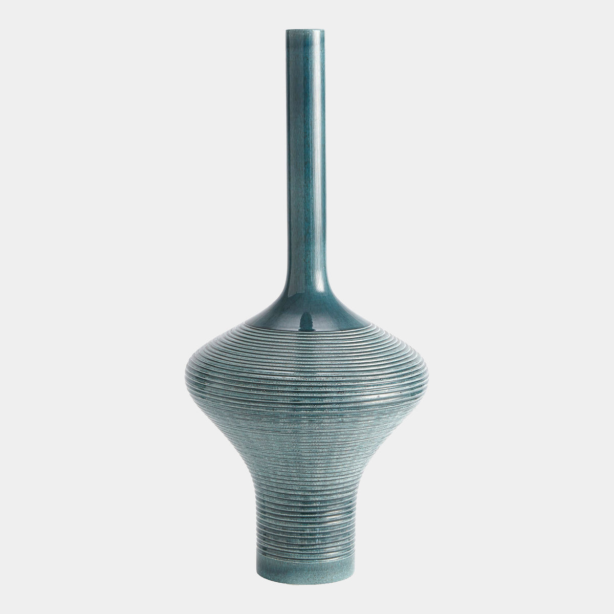 Hatori Ridged Bottle-Azure-Lg