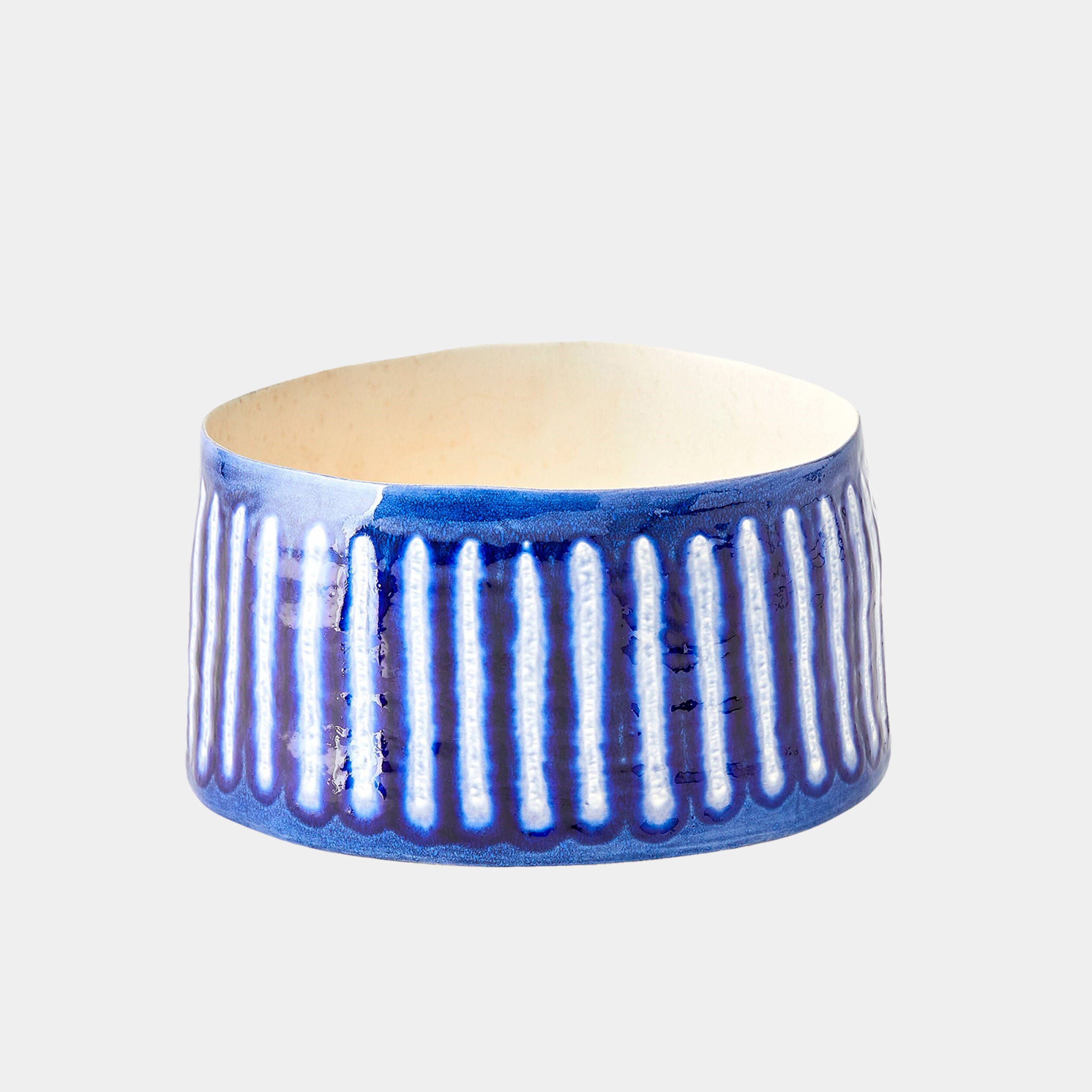 Listrado Organic Pot-Cobalt