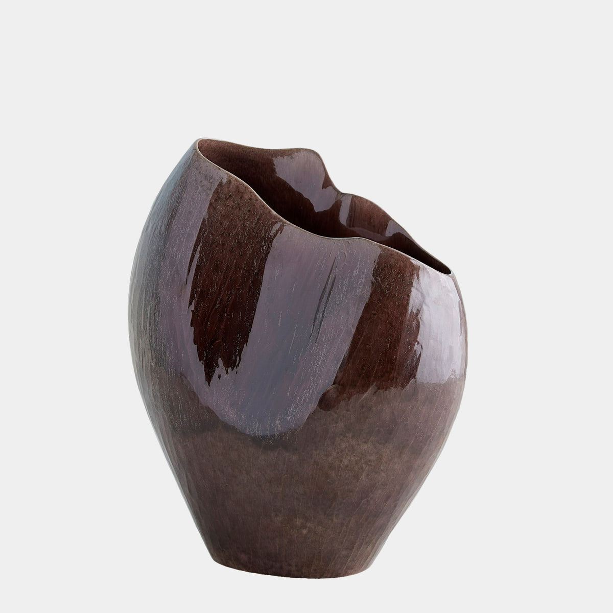 Heimdall Horn Vase-Reactive Amethyst-Wide