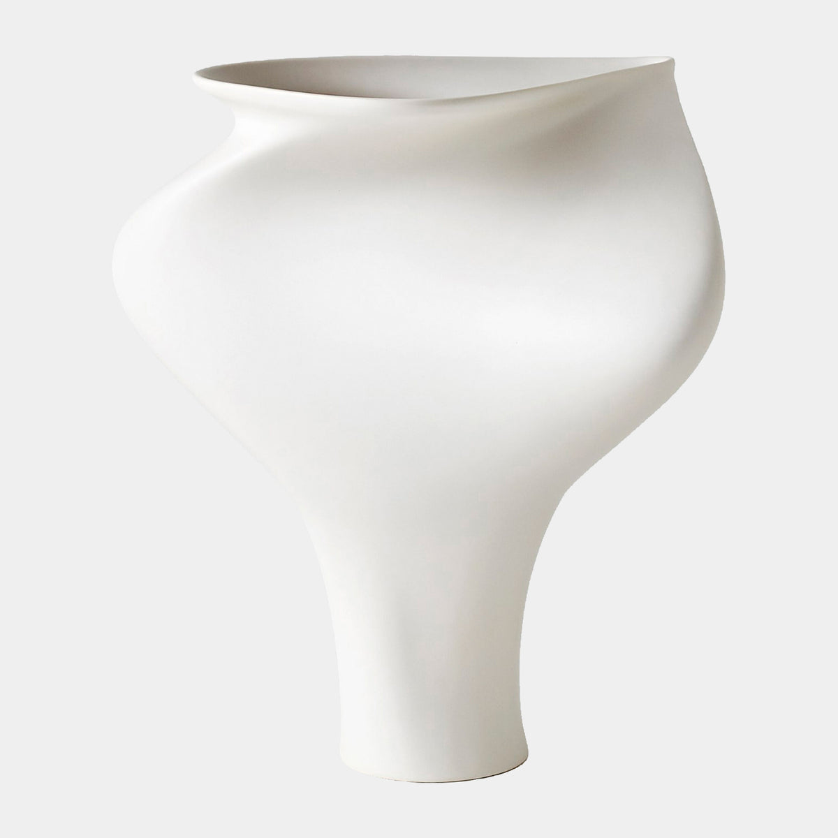 Tranquility Vase-Matte White