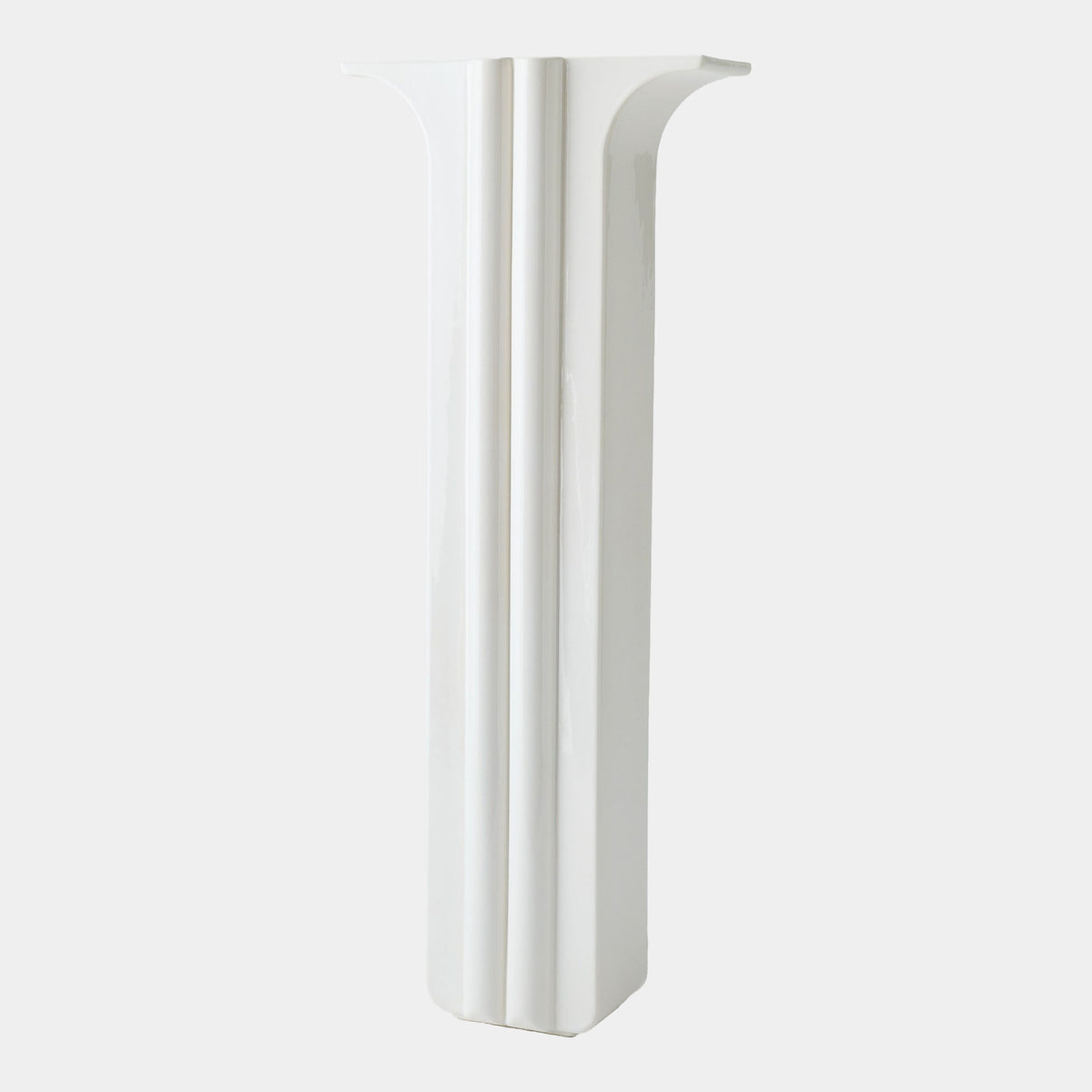 Flying Column Vase-White-Slim