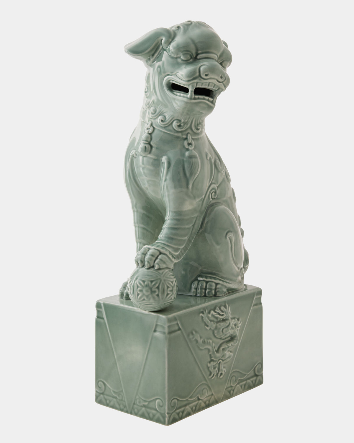 Foo Dog-Right-Blue
