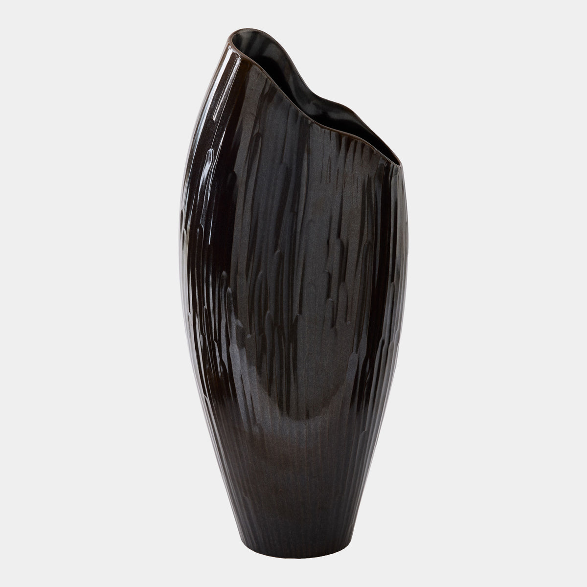 Heimdall Horn Vase-Dark-Tall