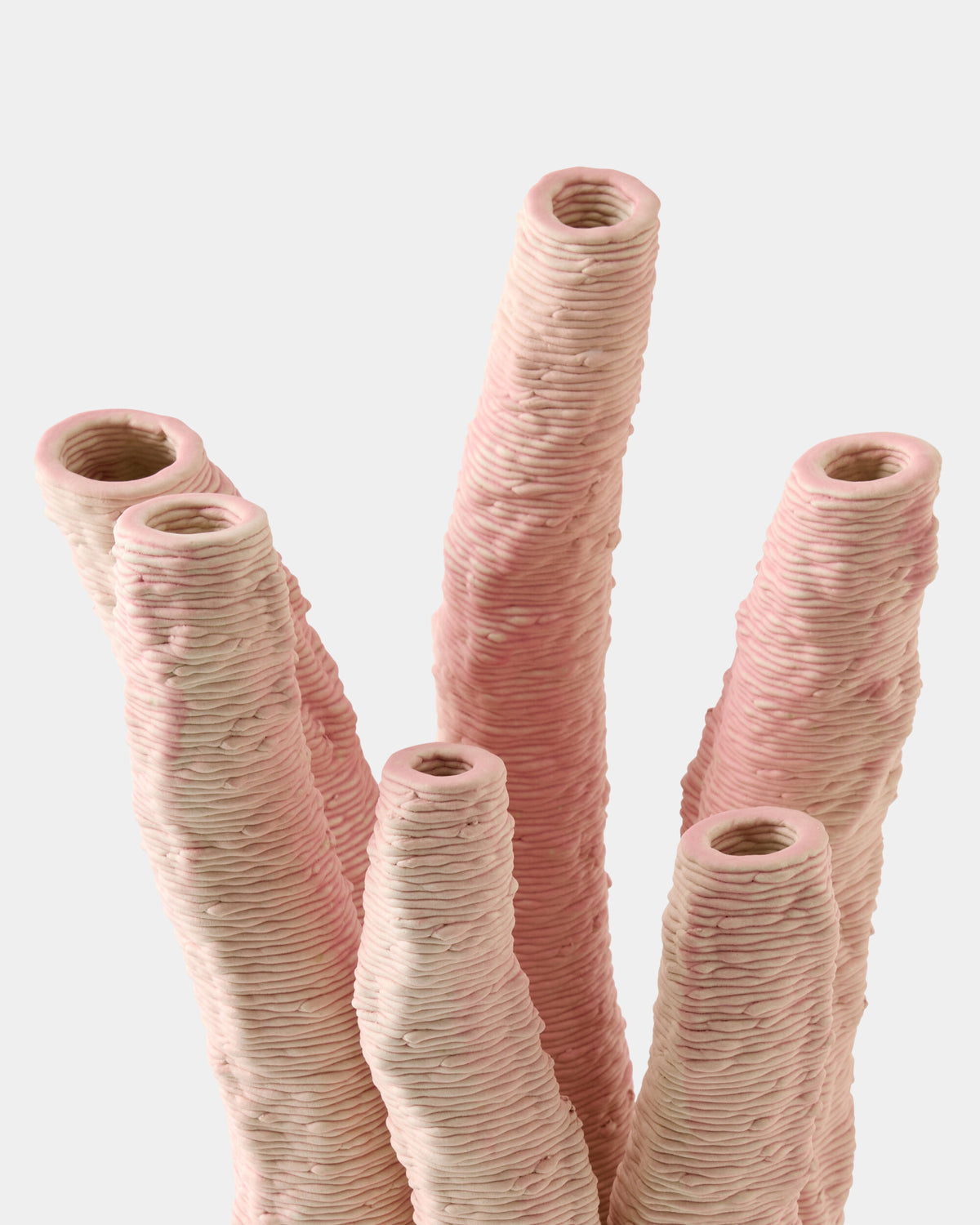Coral Vase-Pink-Lg