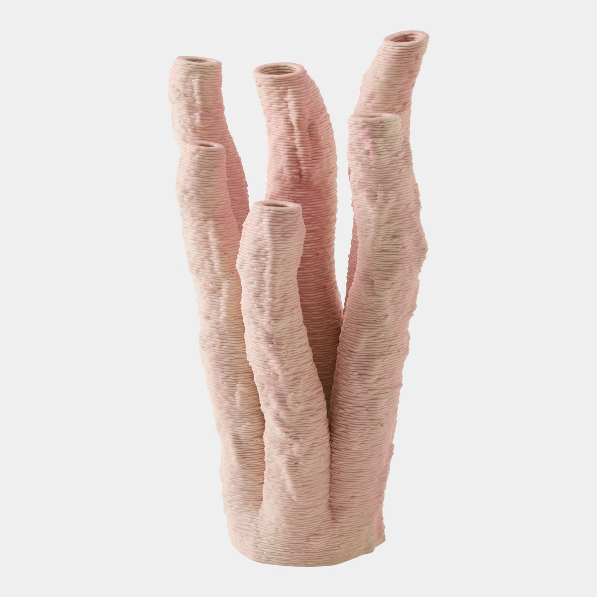Coral Vase-Pink-Lg