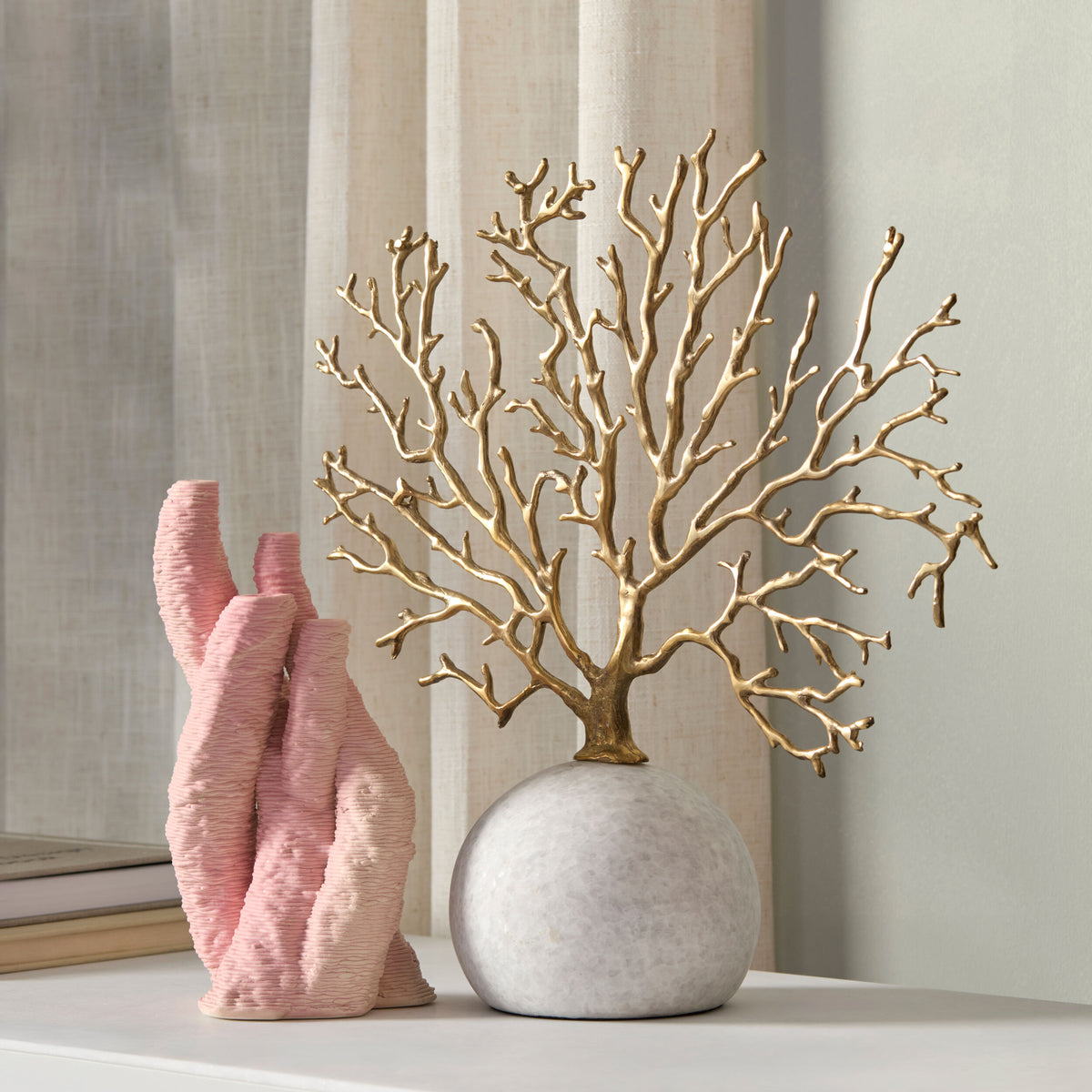 Coral Vase-Pink-Sm