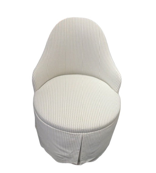 Emma Skirted Vanity Swivel in Halcyon Pear