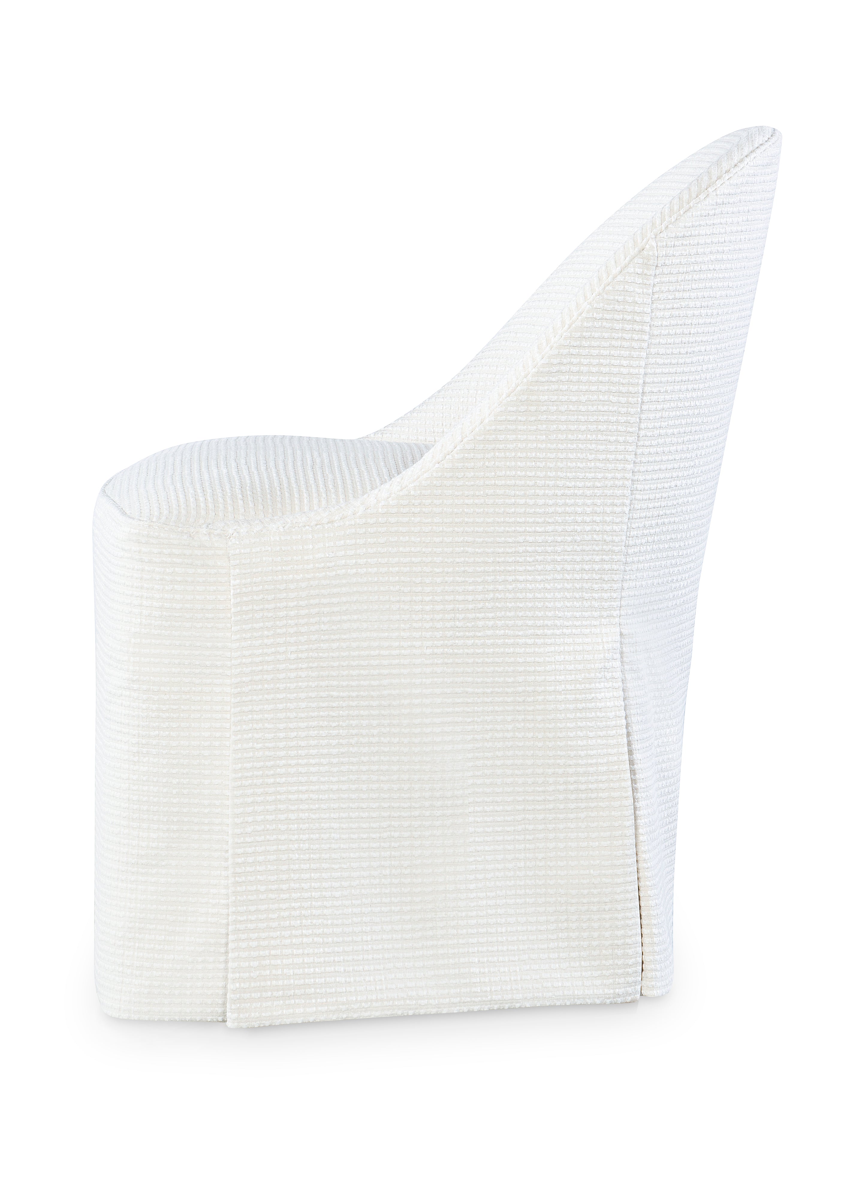 Yardley Skirted Dining Chair W/ Casters