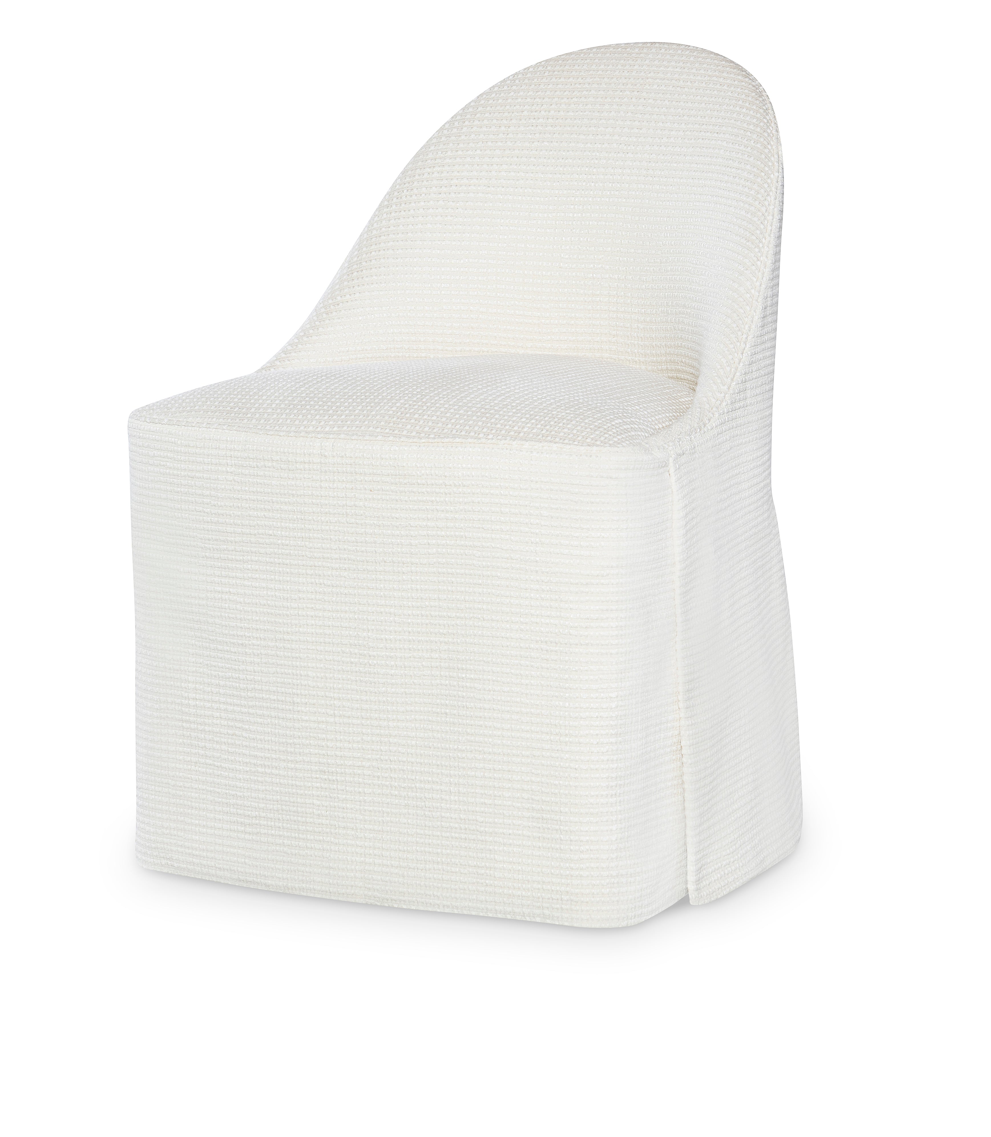 Yardley Skirted Dining Chair W/ Casters