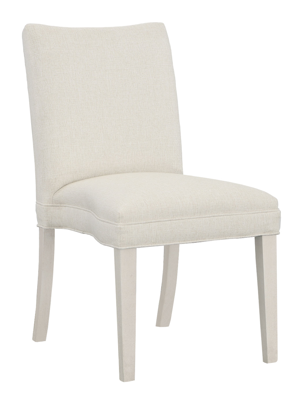 Concave Short Back Leather Armless Stack Chair (L-1200-14-L) - Fairfield Chair