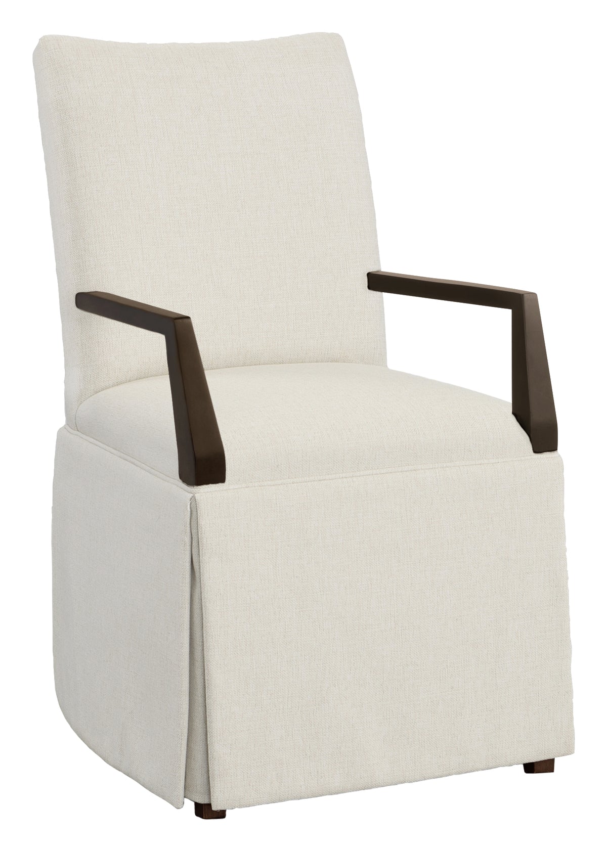 Concave Short Back Skirted Arm Chair (1201-04-T) - Fairfield Chair