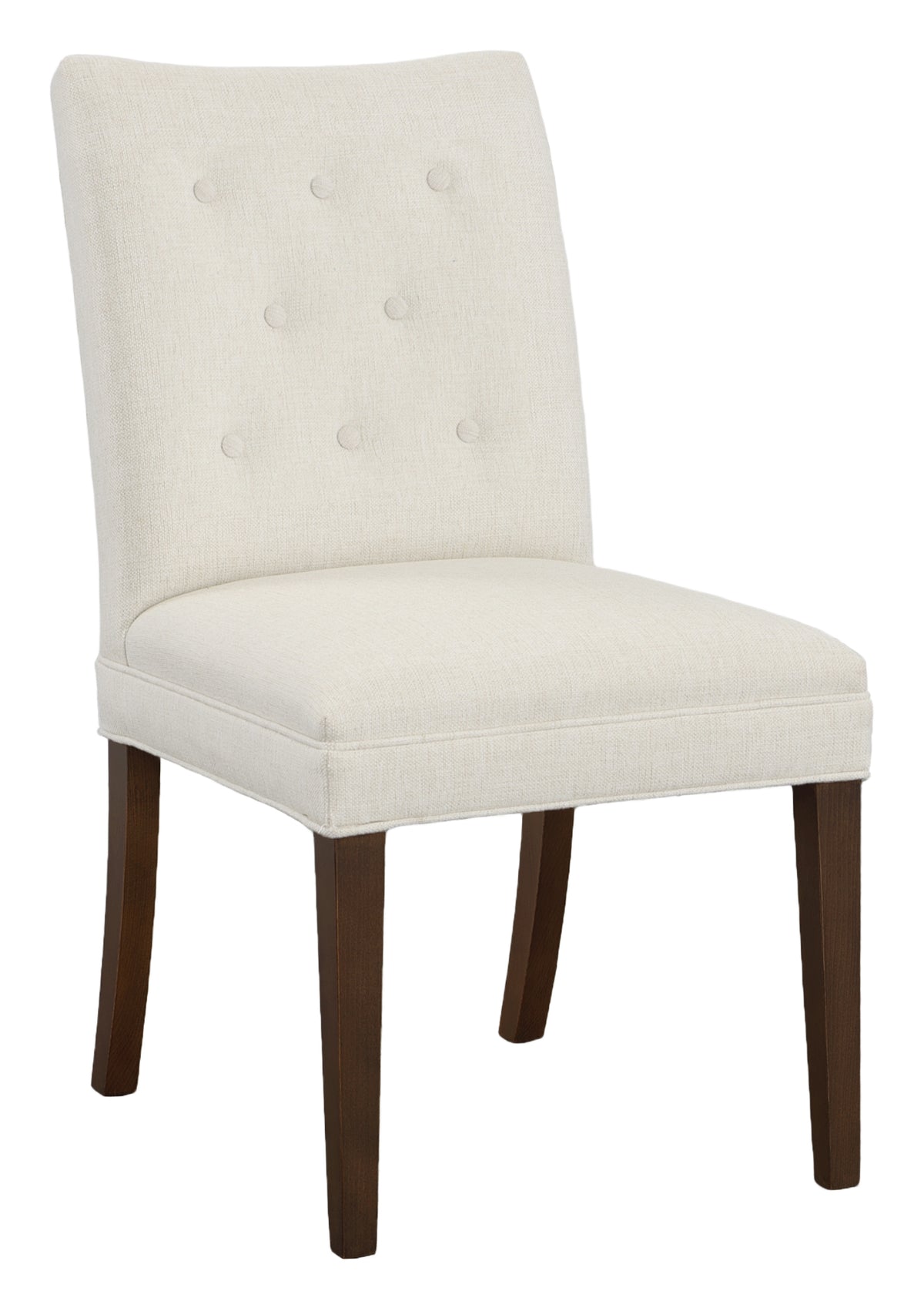 Concave Short Back Leather Side Chair (L-1202-05-T) - Fairfield Chair