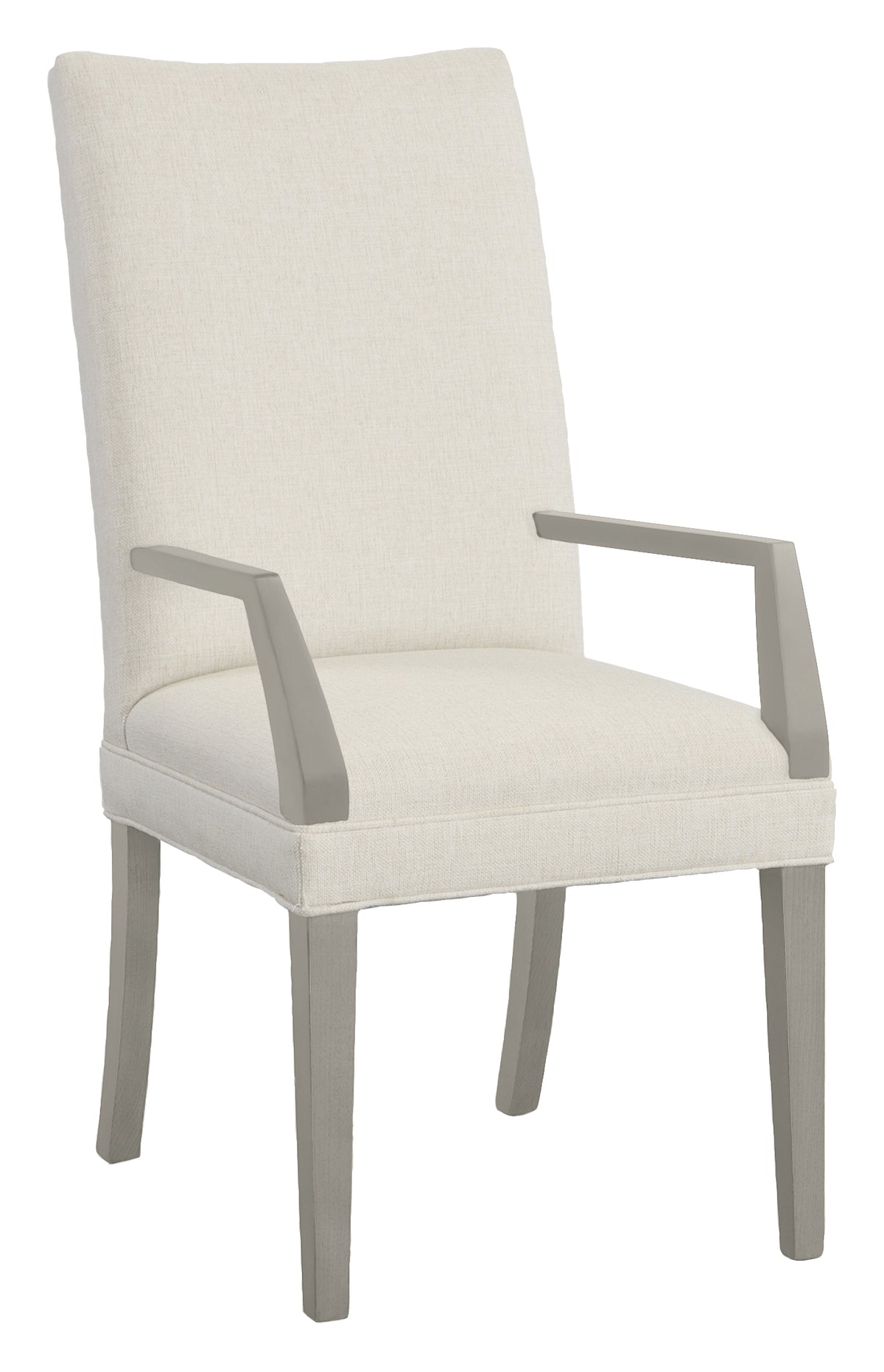 Concave Tall Back Leather Arm Chair (L-1204-04-S) - Fairfield Chair