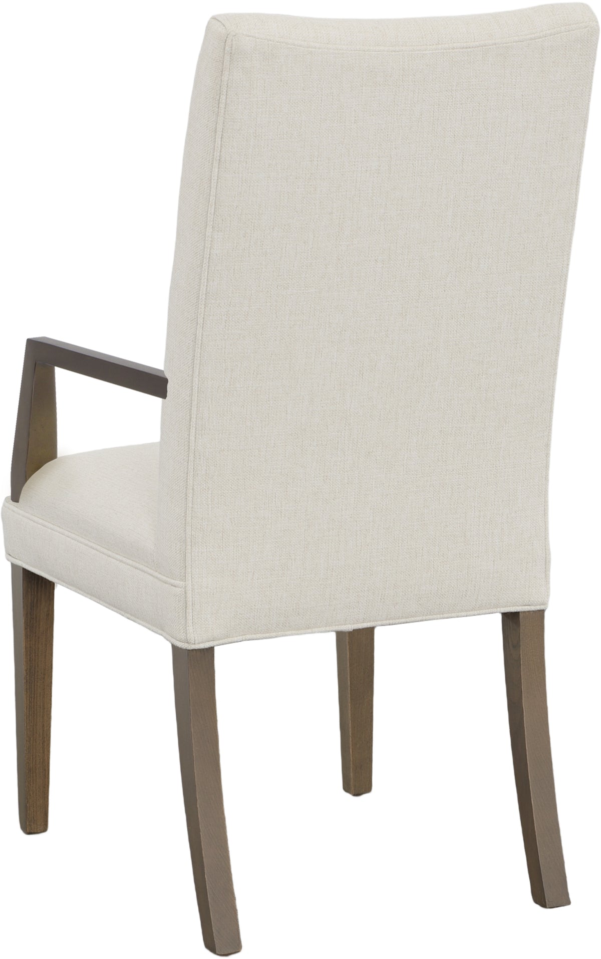 Concave Tall Back Leather Arm Chair (L-1204-04) - Fairfield Chair
