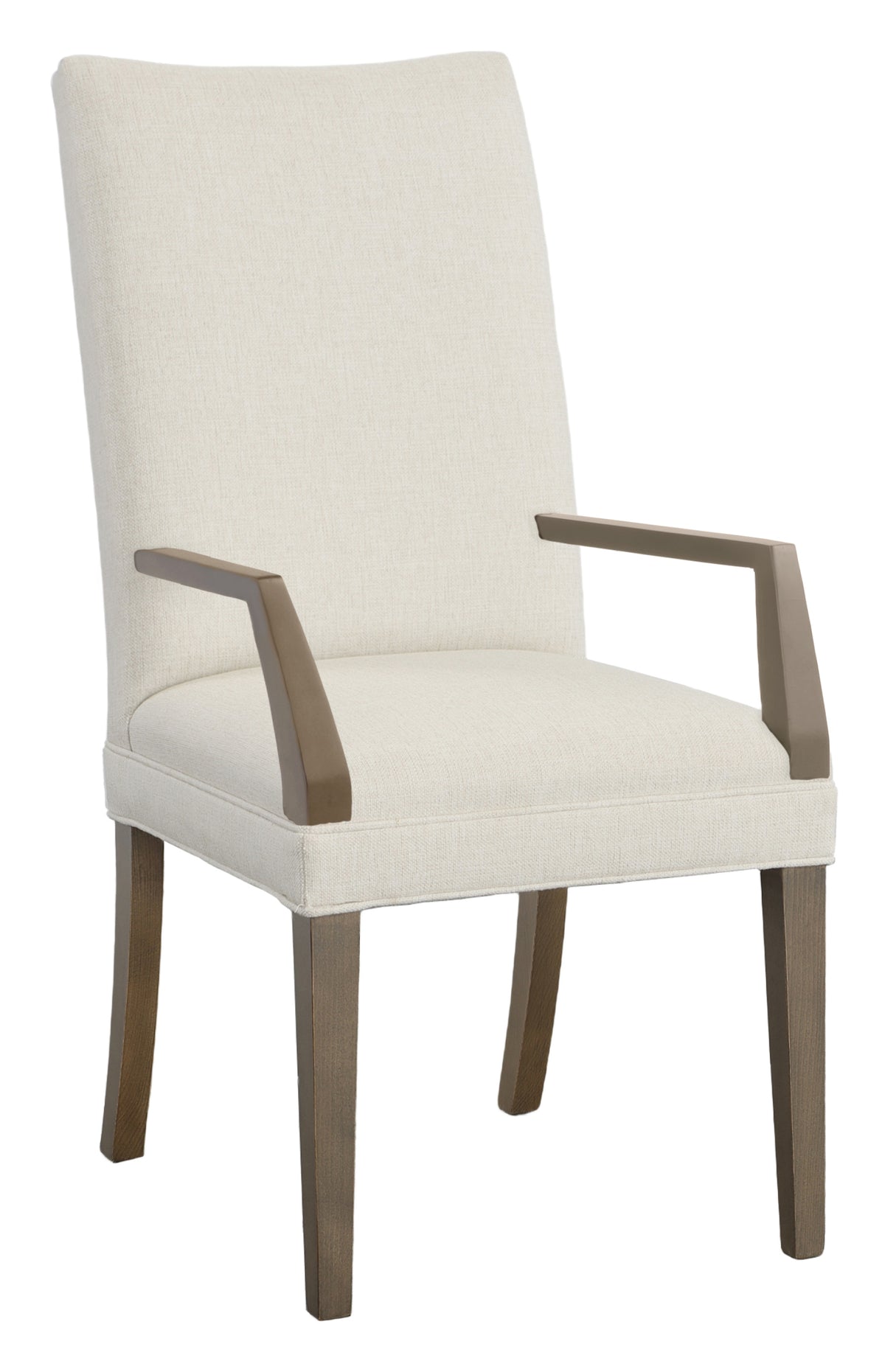 Concave Tall Back Leather Arm Chair (L-1204-04) - Fairfield Chair