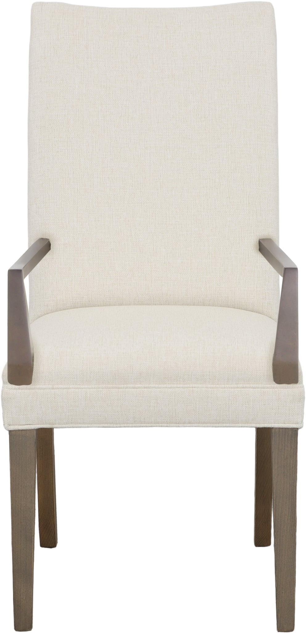 Concave Tall Back Leather Arm Chair (L-1204-04) - Fairfield Chair