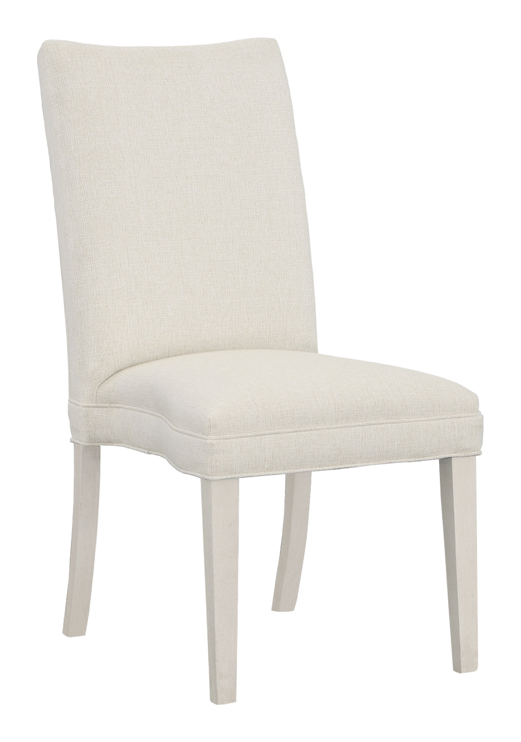 Concave Tall Back Leather Armless Stack Chair (L-1204-14-L) - Fairfield Chair