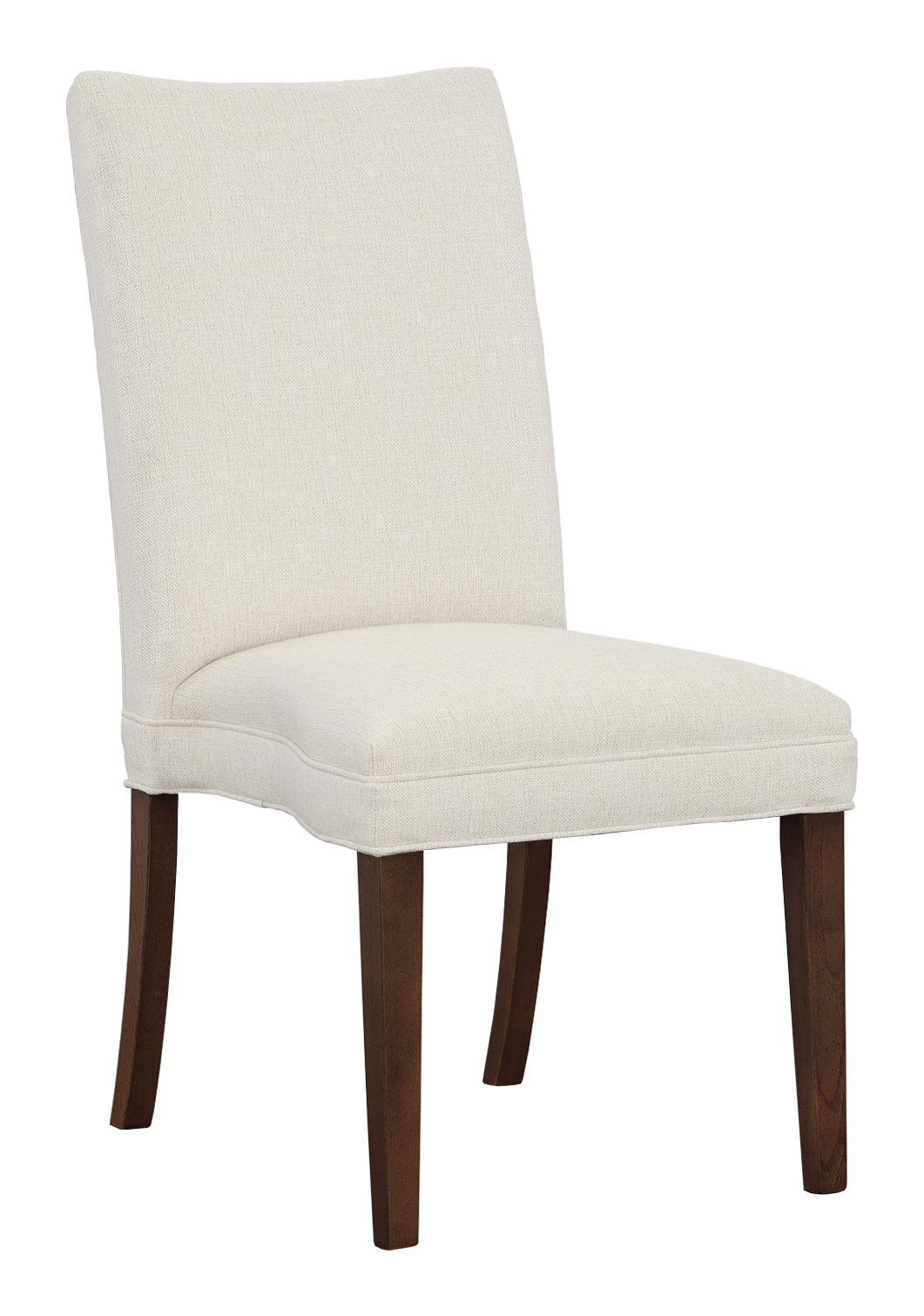 Concave Tall Back Leather Armless Stack Chair (L-1204-14-T) - Fairfield Chair
