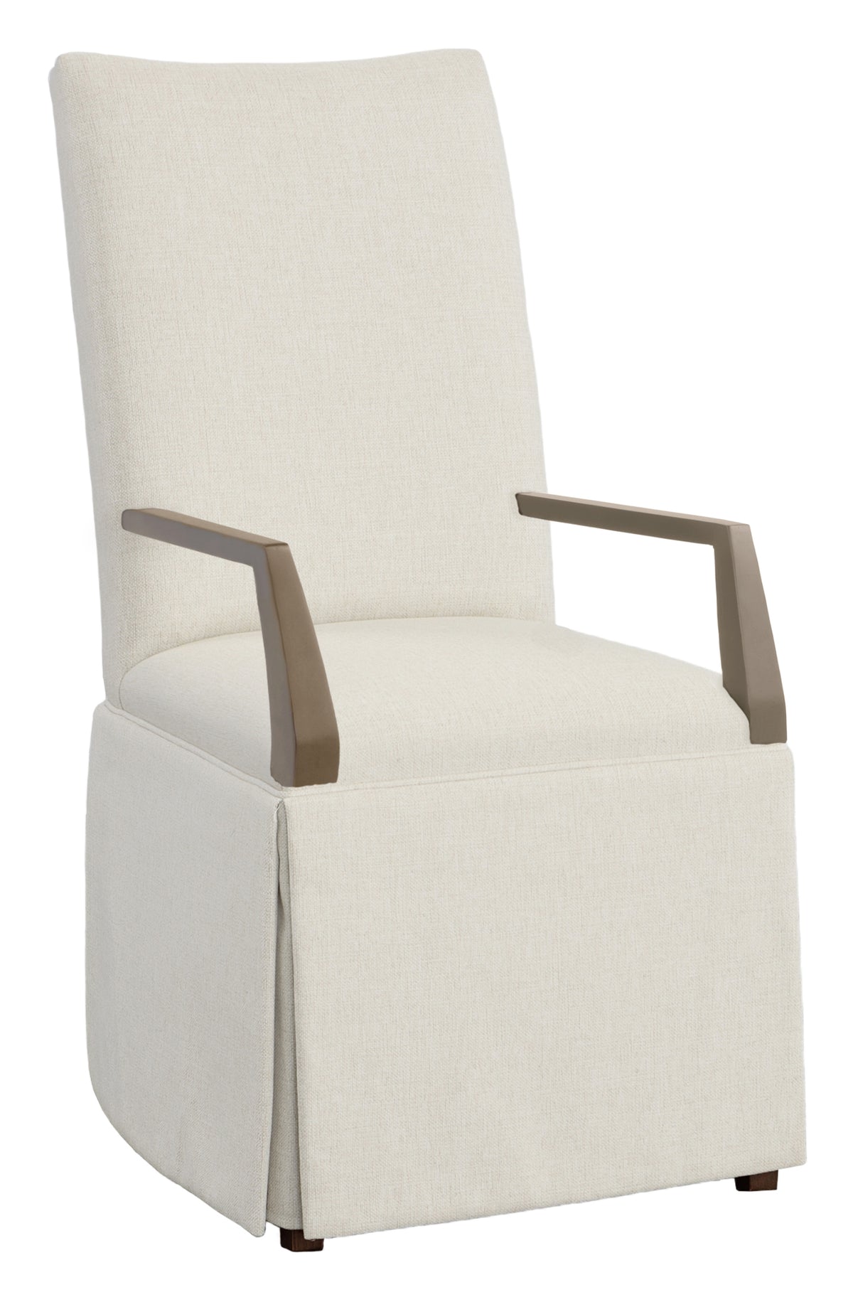 Concave Tall Back Skirted Arm Chair (1205-04-M) - Fairfield Chair