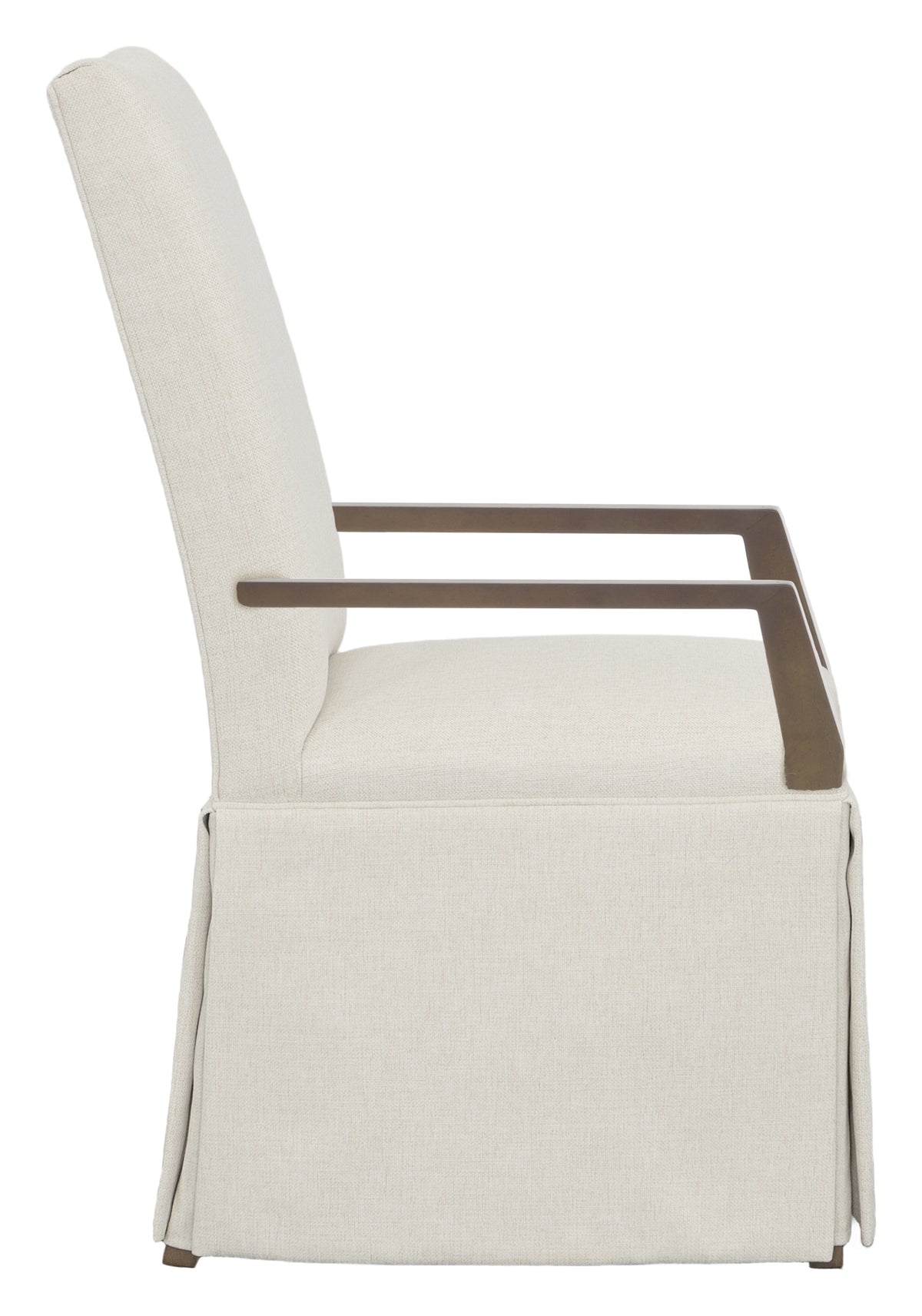 Concave Tall Back Skirted Arm Chair (1205-04-M) - Fairfield Chair