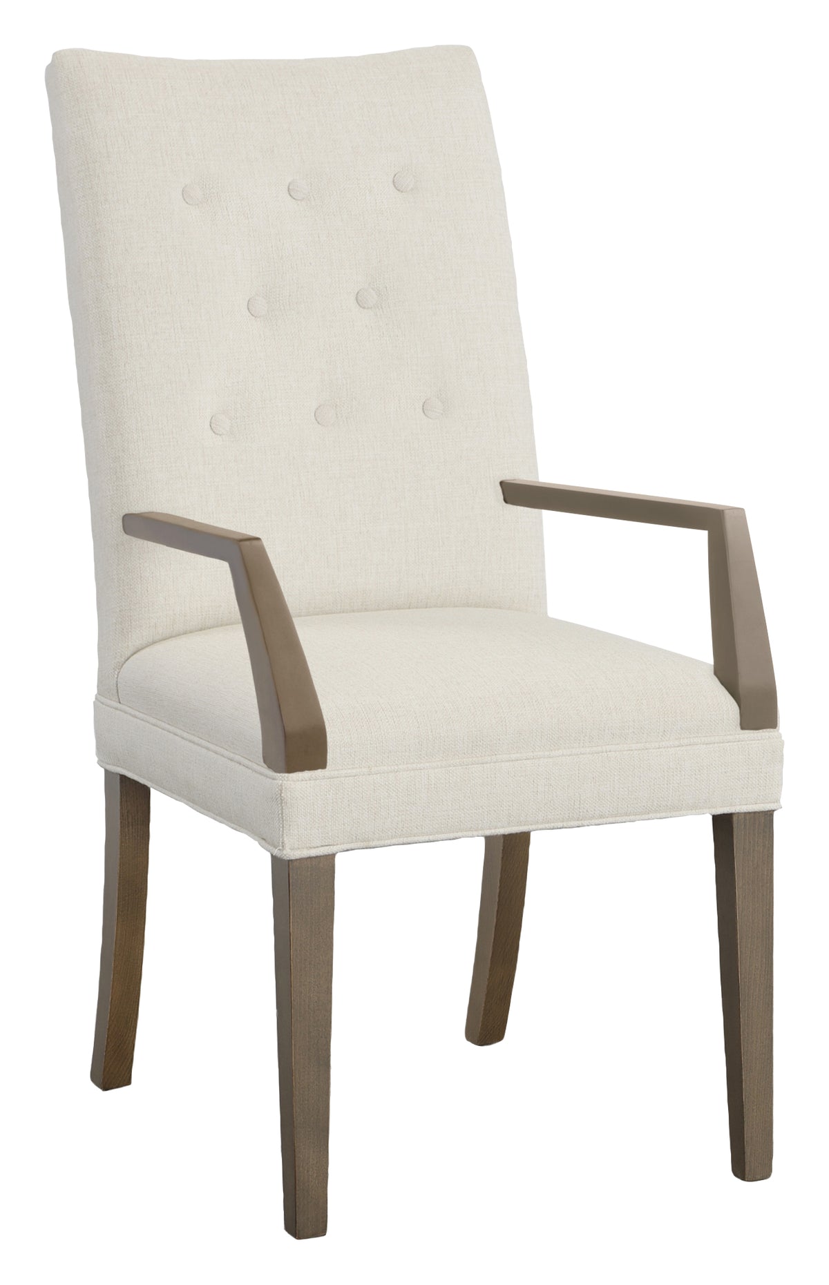 Concave Tall Back Leather Arm Chair (L-1206-04) - Fairfield Chair