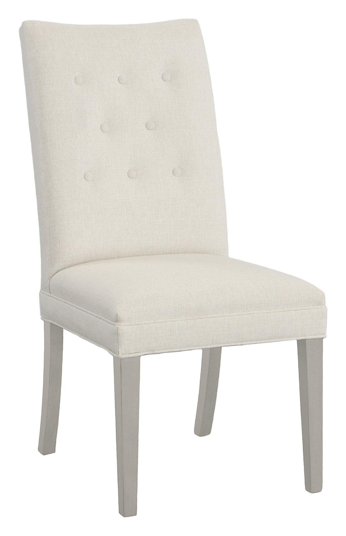 Concave Tall Back Leather Side Chair (L-1206-05-S) - Fairfield Chair