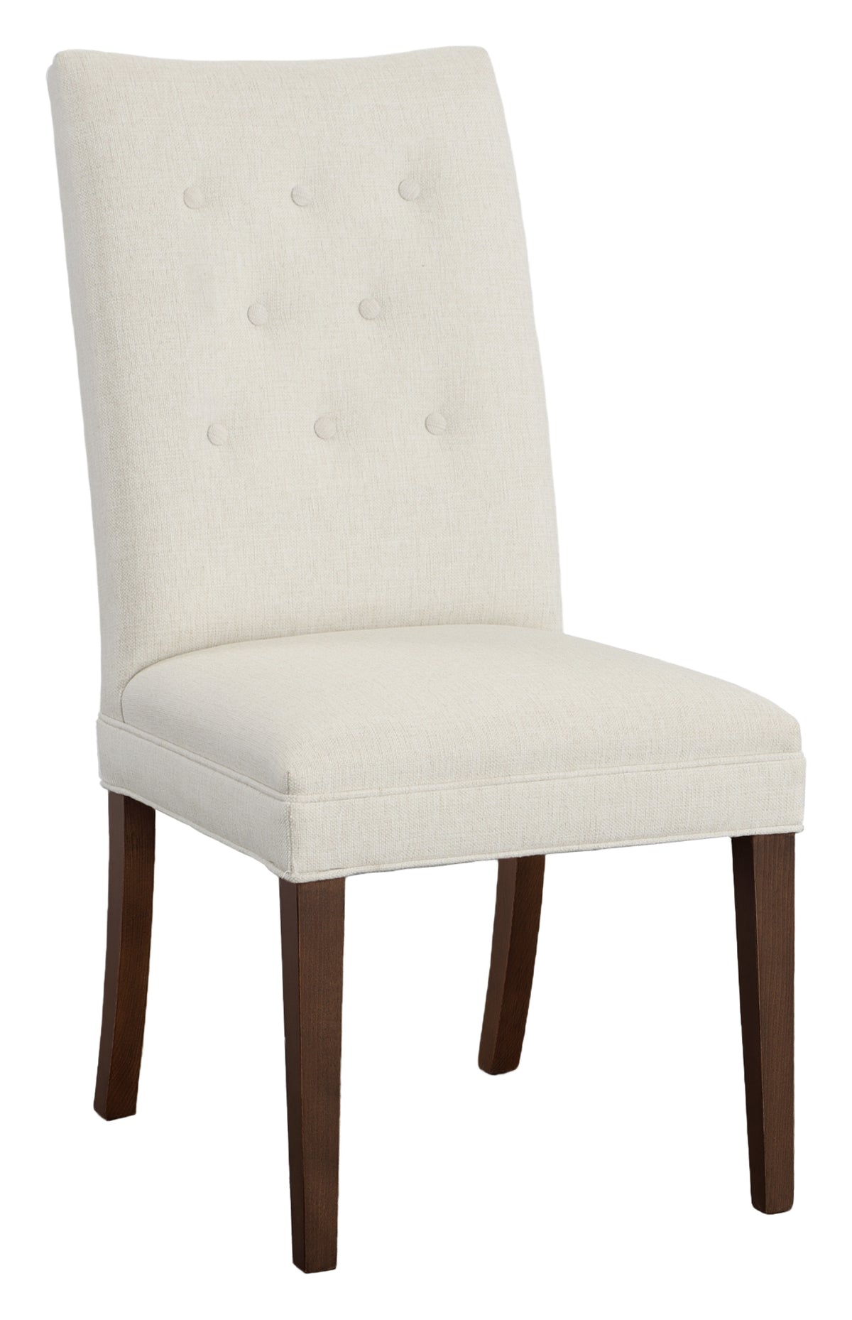 Concave Tall Back Leather Side Chair (L-1206-05-T) - Fairfield Chair