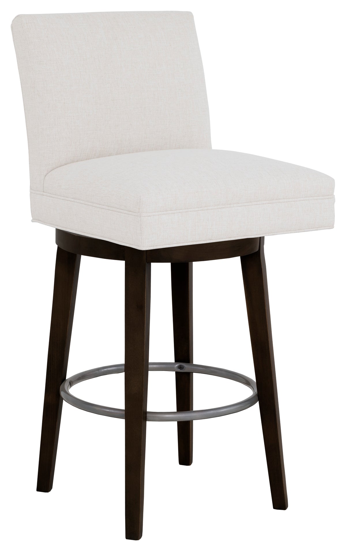 Straight Short Back Swivel Bar Stool (1210-08-T) - Fairfield Chair