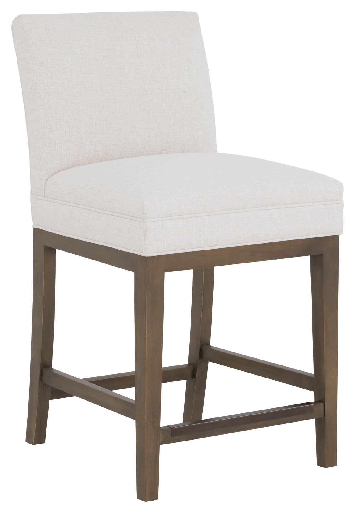 Straight Short Back Leather Counter Stool (L-1210-C7-M) - Fairfield Chair