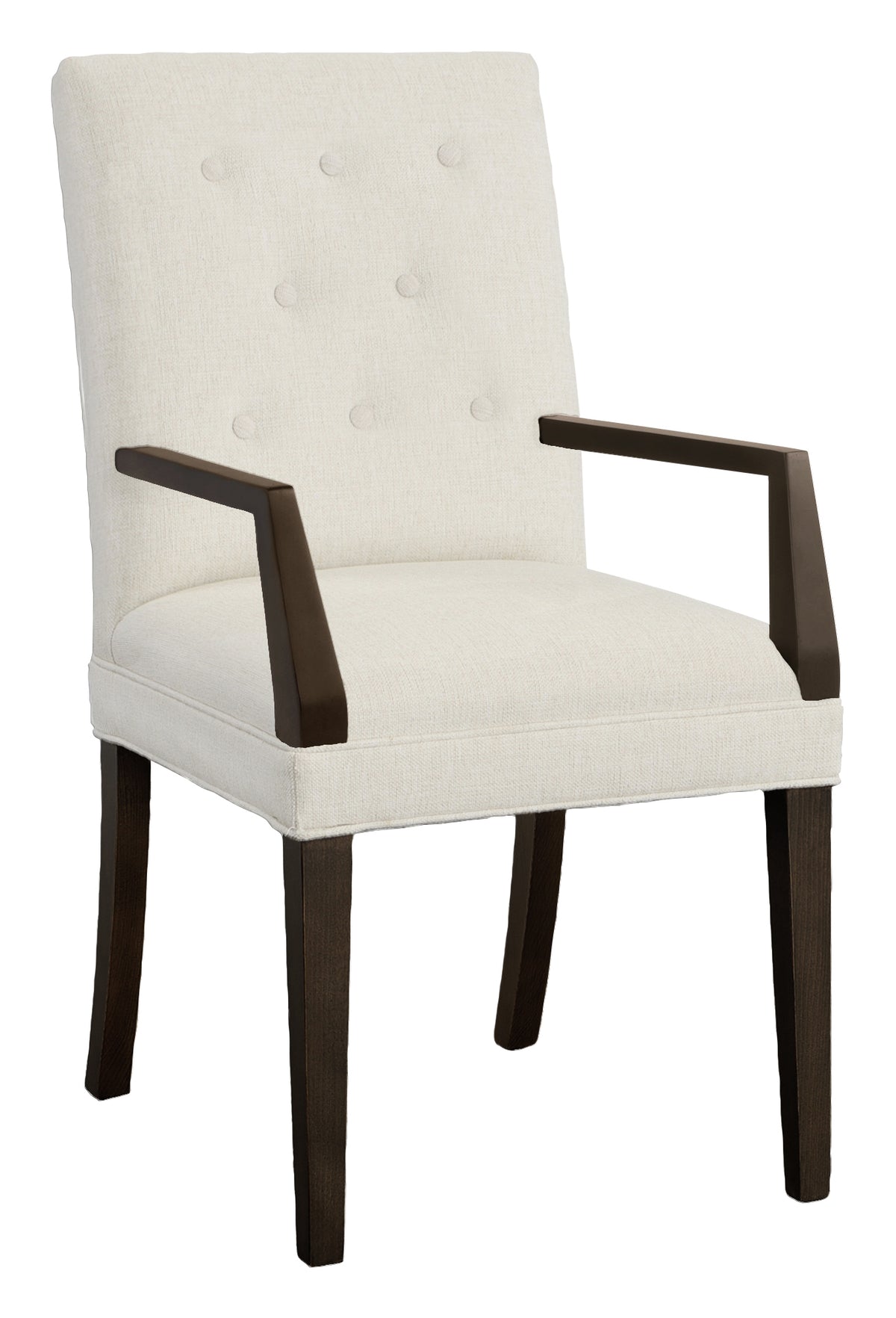 Straight Short Back Arm Chair (1212-04-T) - Fairfield Chair