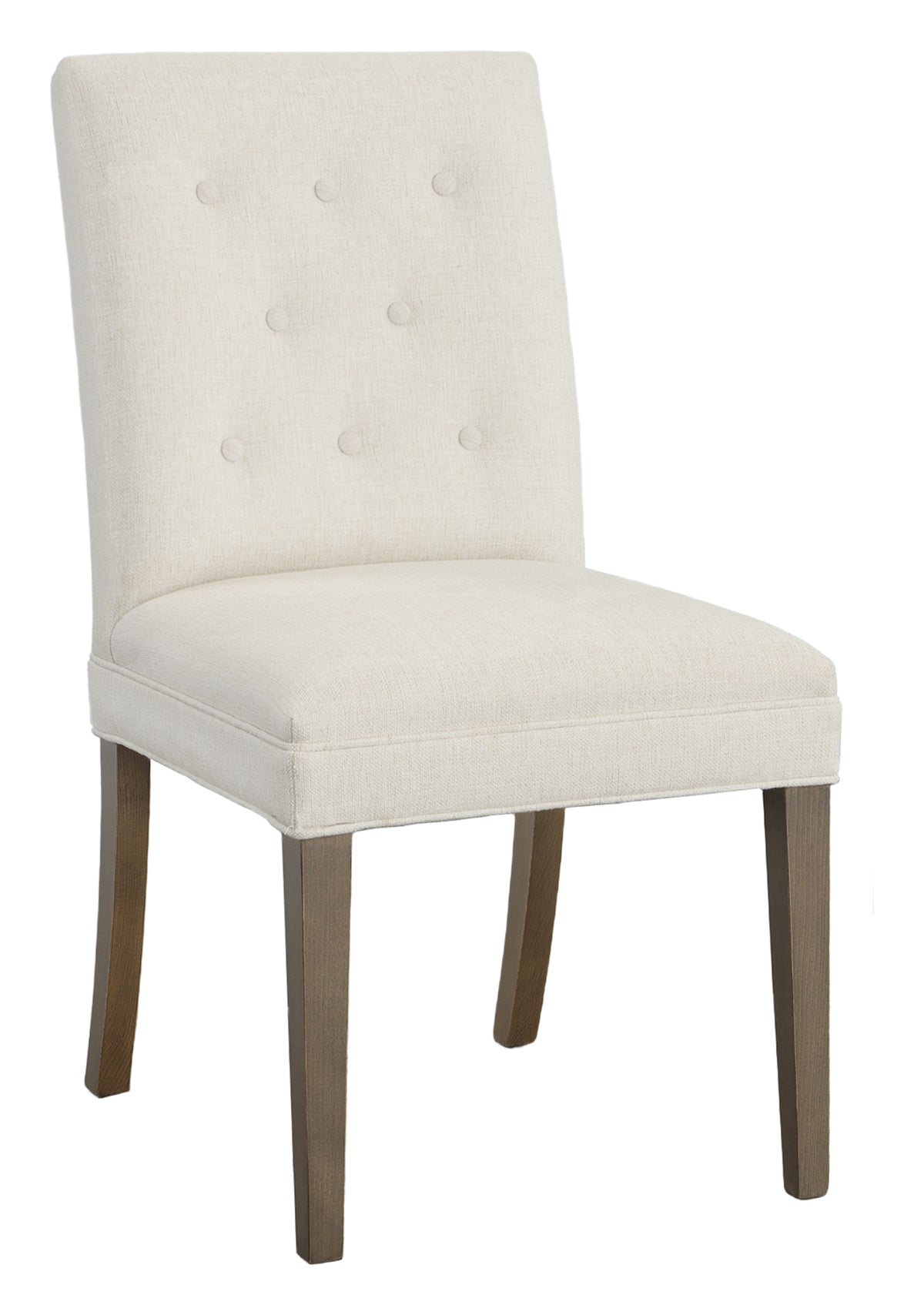 Straight Short Back Leather Side Chair (L-1212-05) - Fairfield Chair