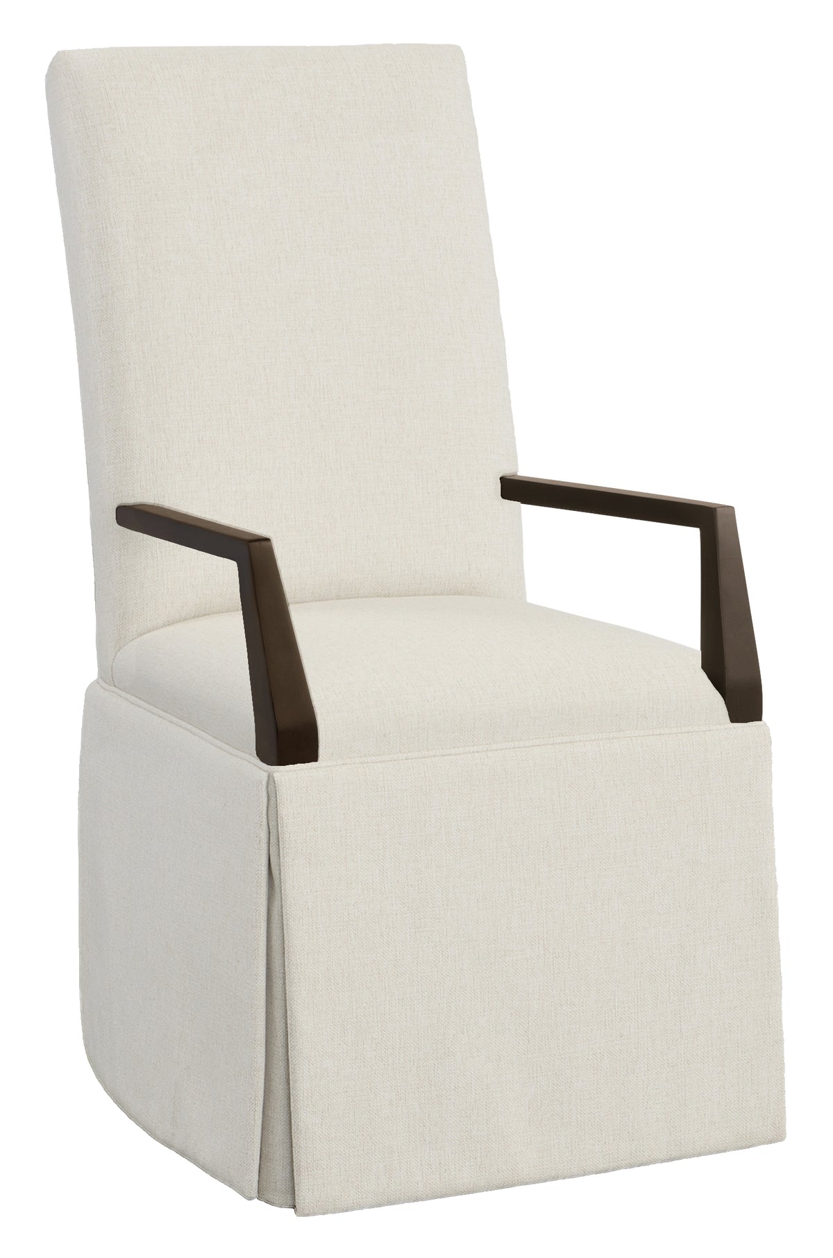 Straight Tall Back Skirted Arm Chair (1215-04-T) - Fairfield Chair