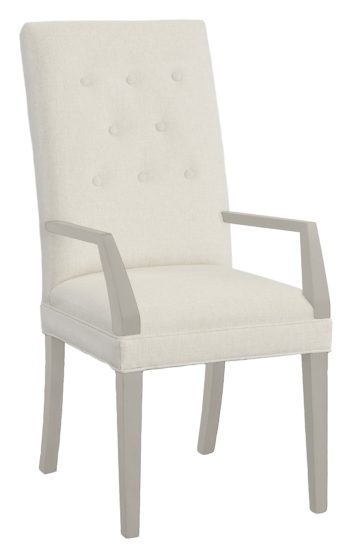 Straight Tall Button Back Arm Chair (1216-04-S) - Fairfield Chair