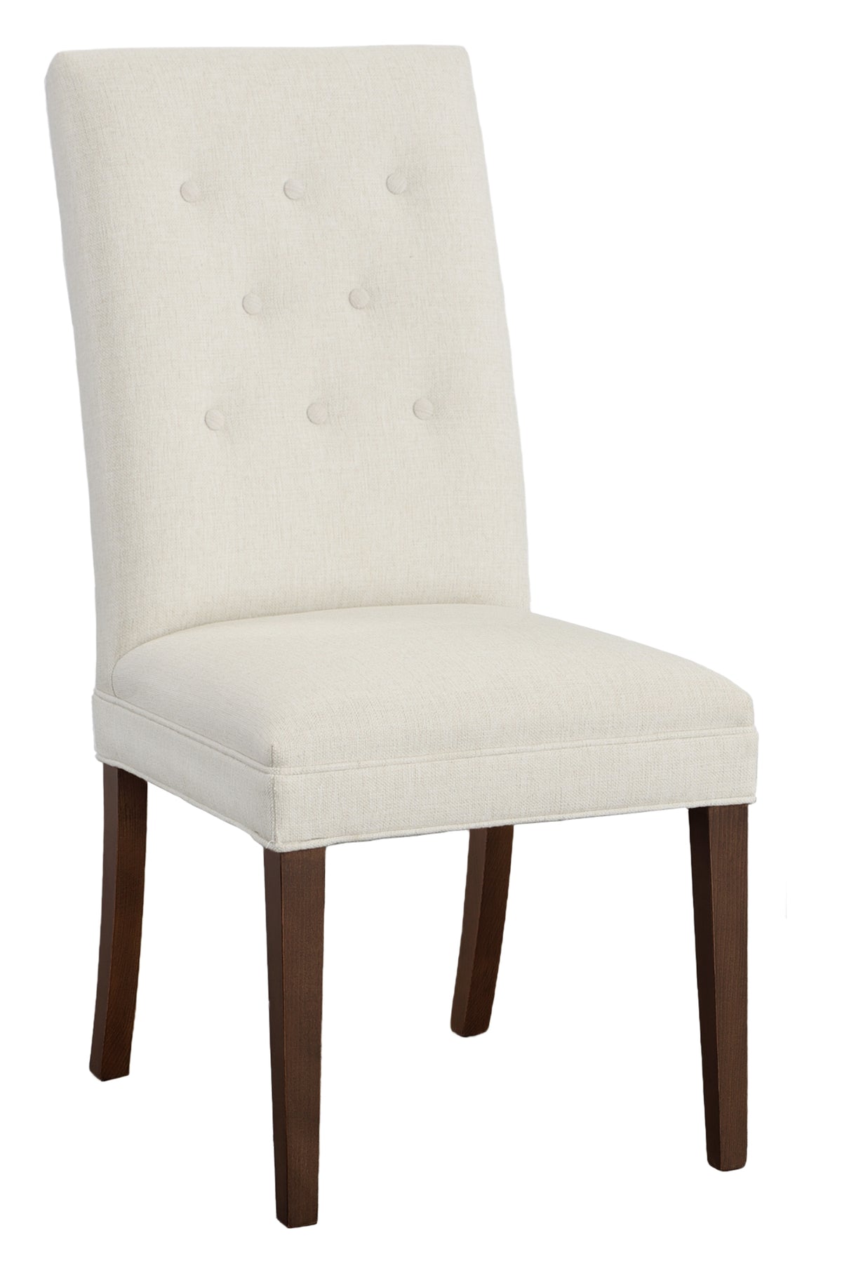 Straight Tall Back Leather Side Chair (L-1216-05-T) - Fairfield Chair