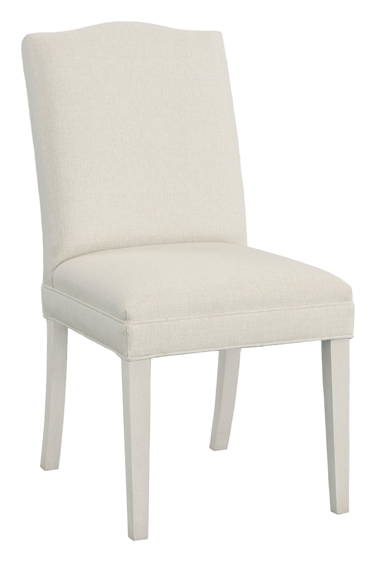 Camel Short Back Leather Side Chair (L-1220-05-L) - Fairfield Chair