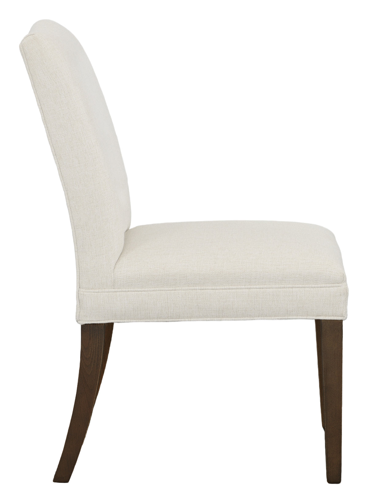 Camel Short Back Leather Side Chair (L-1220-05-T) - Fairfield Chair