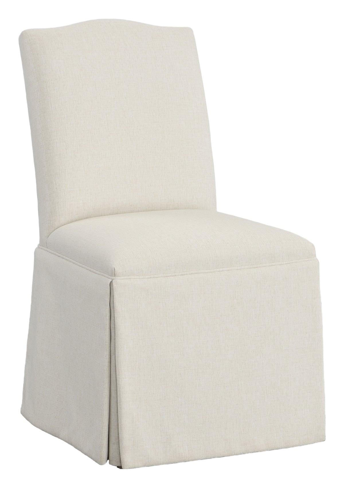 Camel Short Back Skirted Side Chair (1221-05-T) - Fairfield Chair