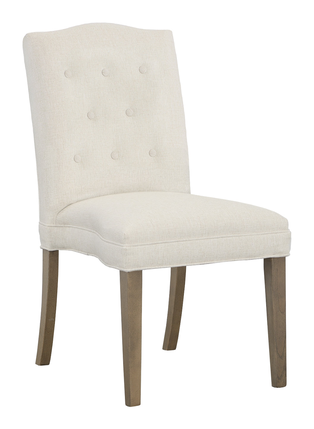 Camel Short Back Leather Armless Stack Chair (L-1222-14-M) - Fairfield Chair