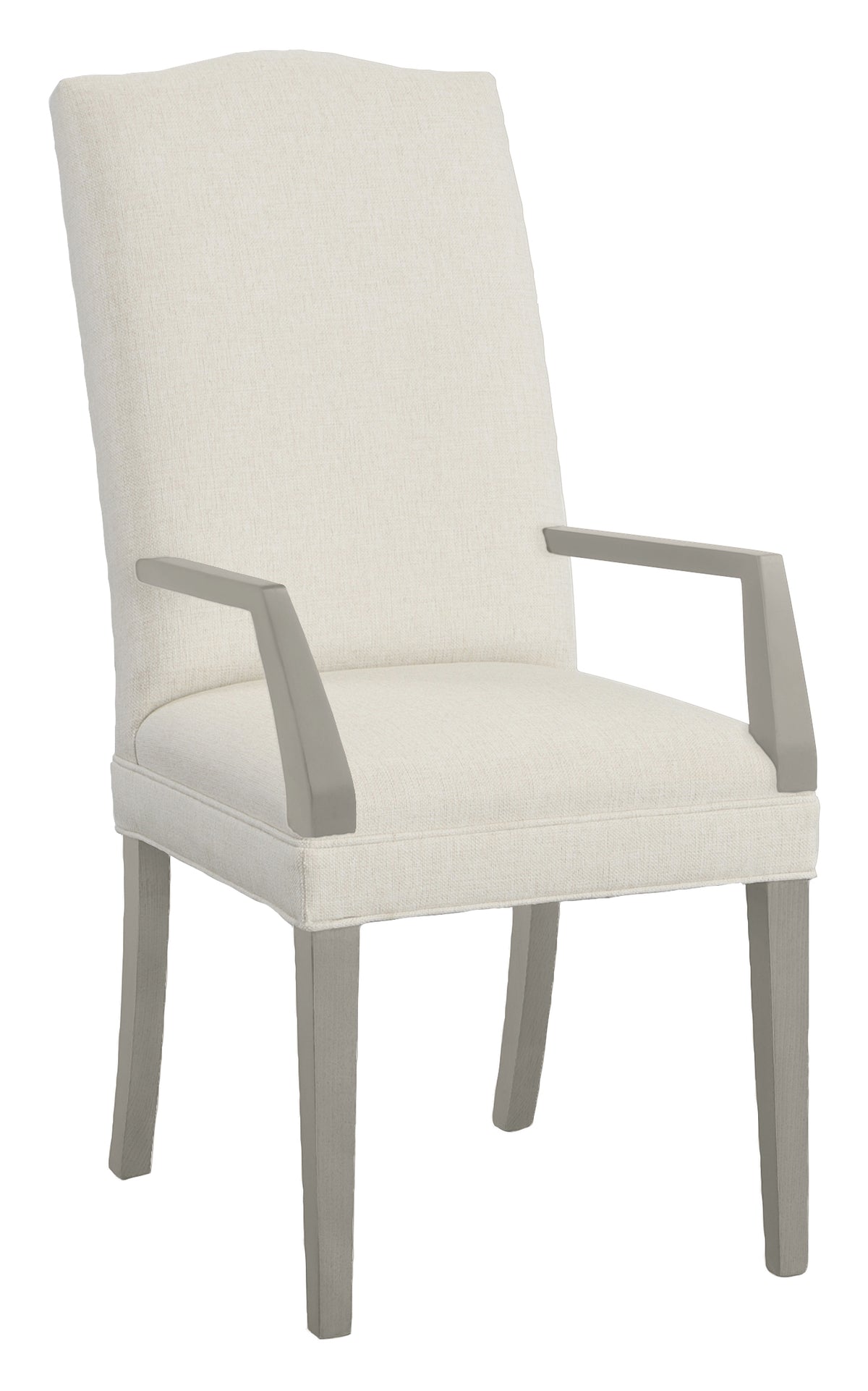 Camel Tall Back Leather Arm Chair (L-1224-04-S) - Fairfield Chair