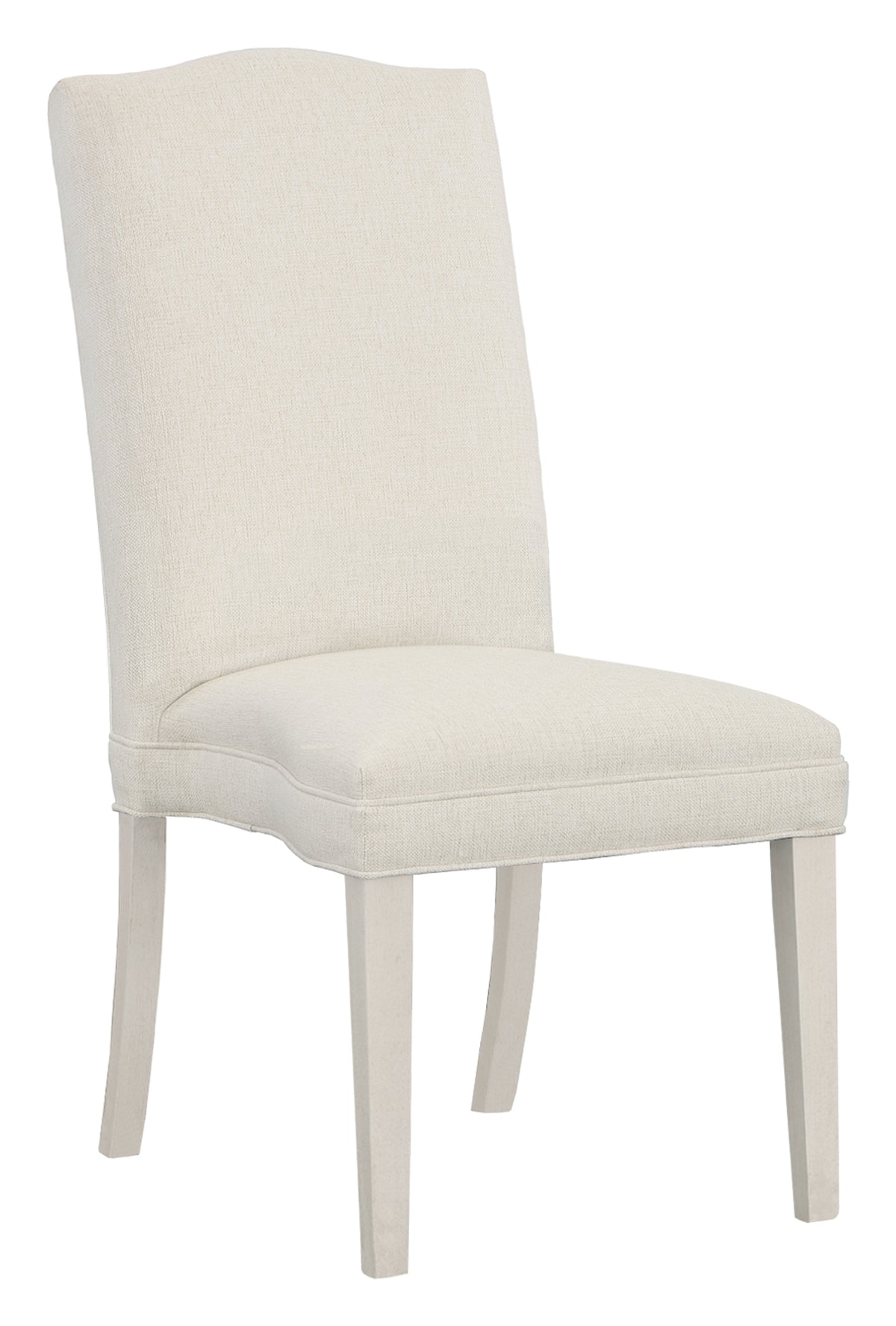 Camel Tall Back Leather Armless Stack Chair (L-1224-14-L) - Fairfield Chair