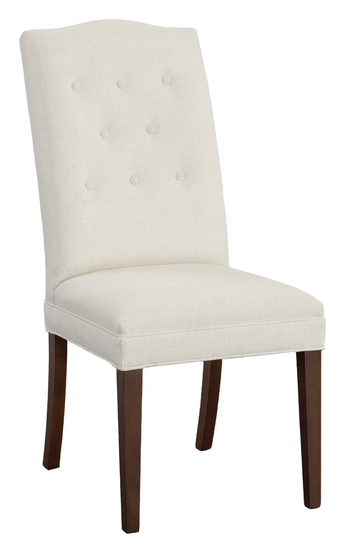 Camel Tall Back Leather Side Chair (L-1226-05-T) - Fairfield Chair