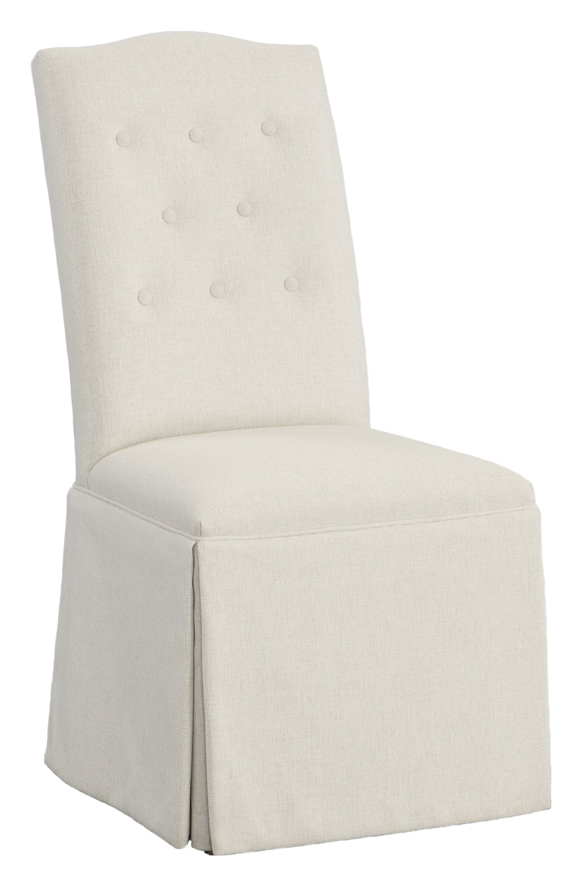 Camel Tall Back Skirted Side Chair (1227-05-T) - Fairfield Chair