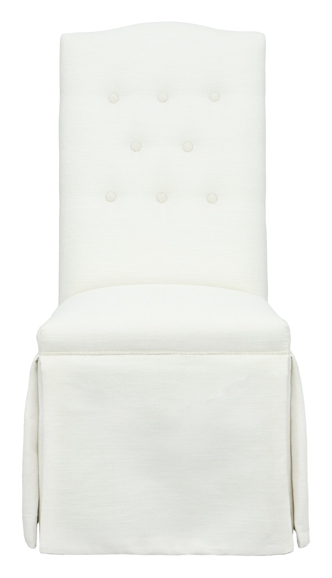 Camel Tall Back Skirted Side Chair (1227-05-T) - Fairfield Chair