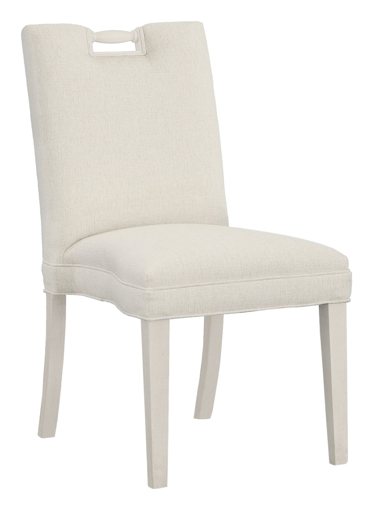Pull Short Back Leather Armless Stack Chair (L-1230-14-L) - Fairfield Chair
