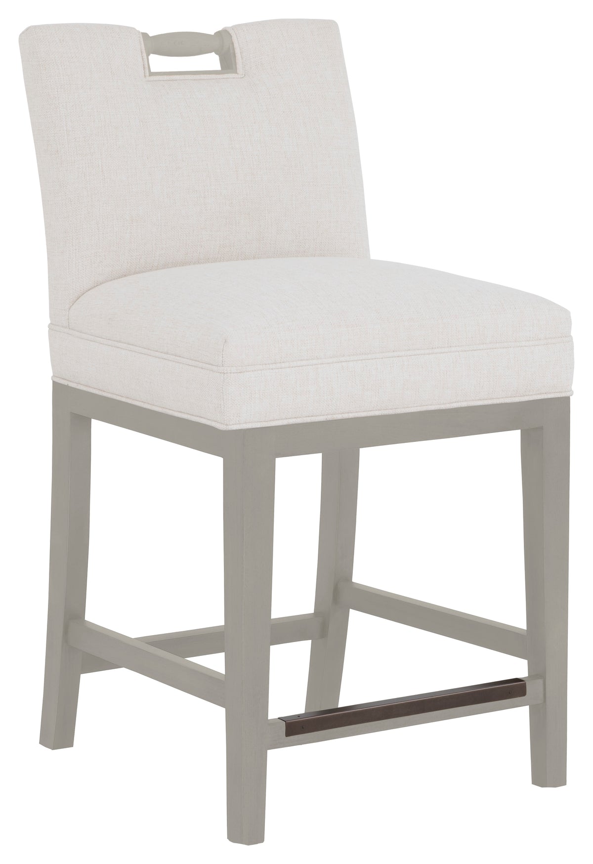 Pull Short Back Leather Counter Stool (L-1230-C7-S) - Fairfield Chair
