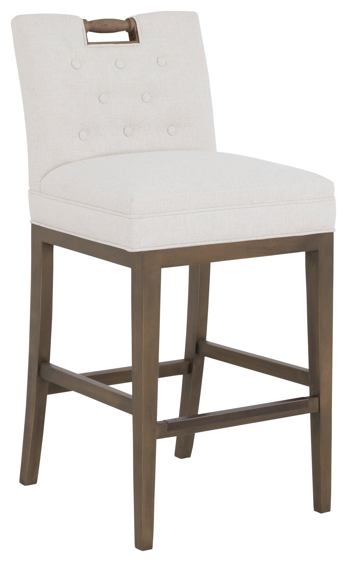 Pull Short Button Back Bar Stool (1232-07-S) - Fairfield Chair