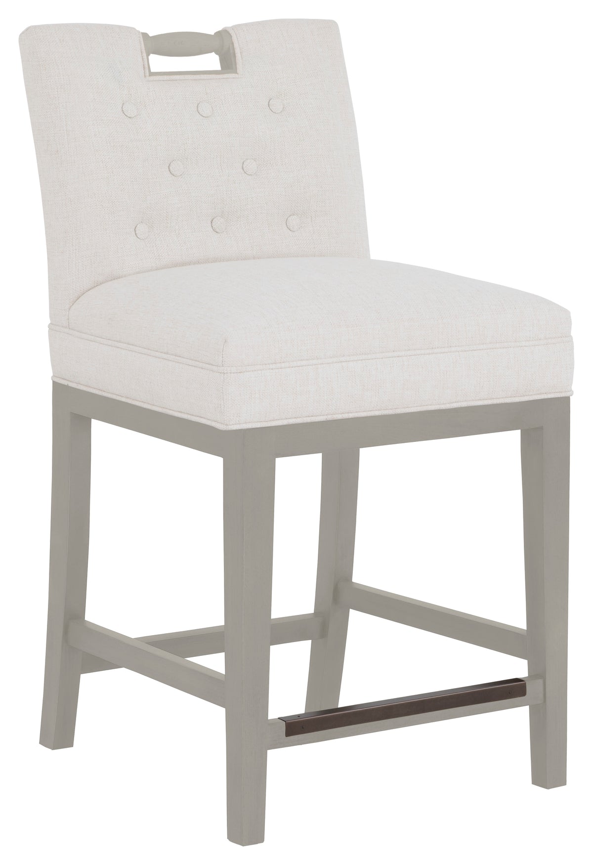 Pull Short Back Leather Counter Stool (L-1232-C7-S) - Fairfield Chair
